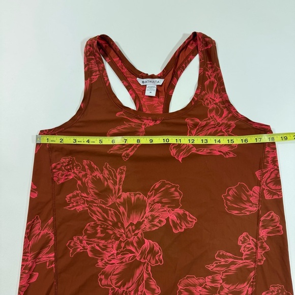 Athleta Ultimate Scoop Neck Racerback Tank Top Astral Blooms - Picture 8 of 8